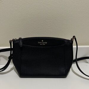Kate Spade Textured Black Crossbody Bag